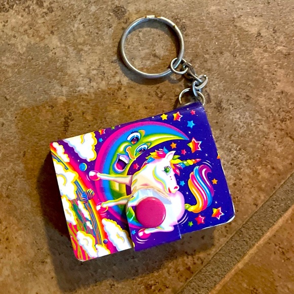 Lisa Frank Mini Notepad Keychain - Picture 4 of 8